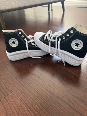 Converse Black High Top All Star Sneakers